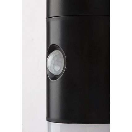 Rabalux - LED RGB Candeeiro de parede solar com sensor LED/1W/3,7V IP44 preto