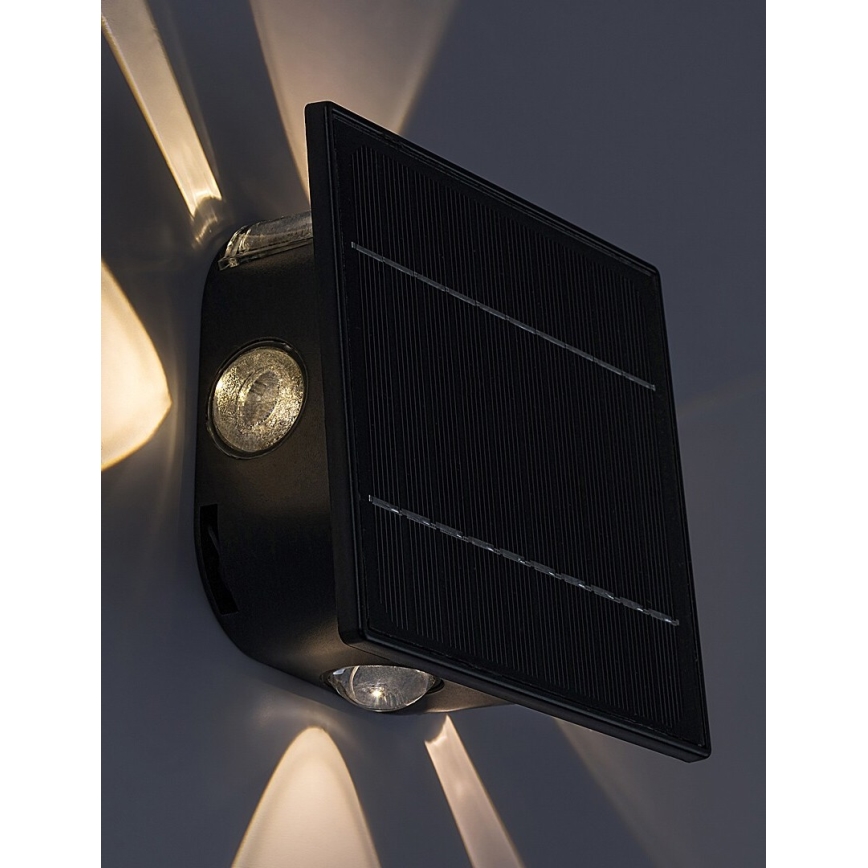 Rabalux - Candeeiro de parede solar regulável LED/0,5W/3,7V 3000K/6000K IP54