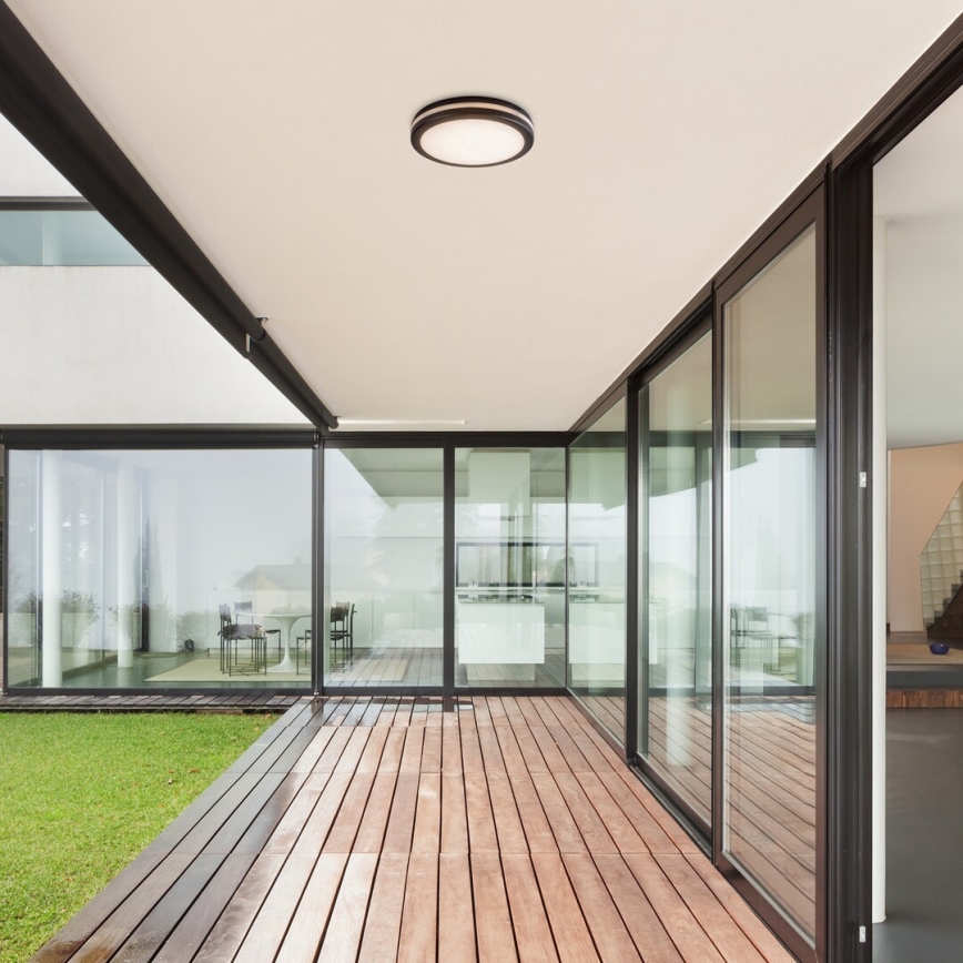 Rabalux - Iluminação de teto para casa de banho LED LED/28W/230V 3000/4000/6500K IP54 preto
