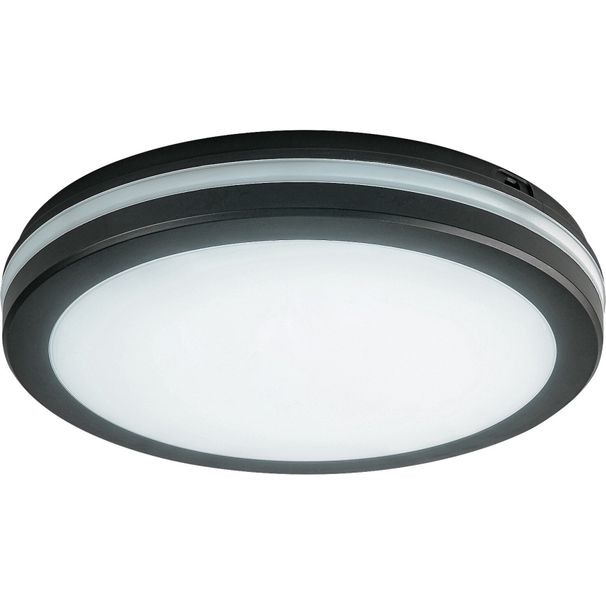 Rabalux - Iluminação de teto para casa de banho LED LED/28W/230V 3000/4000/6500K IP54 preto