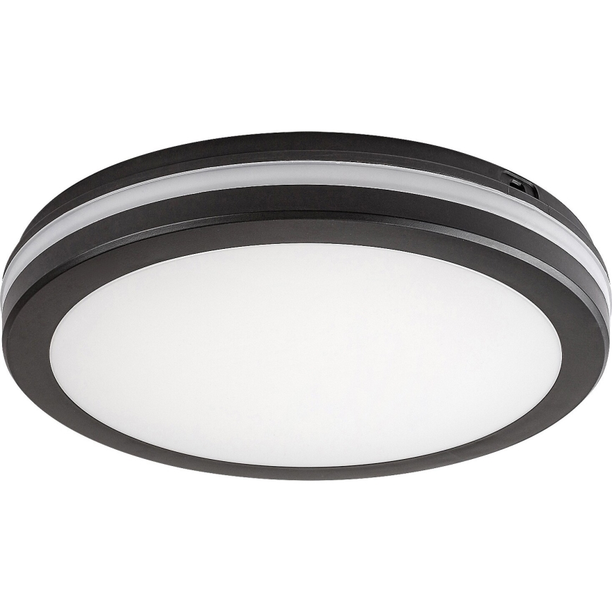 Rabalux - Iluminação de teto para casa de banho LED LED/28W/230V 3000/4000/6500K IP54 preto
