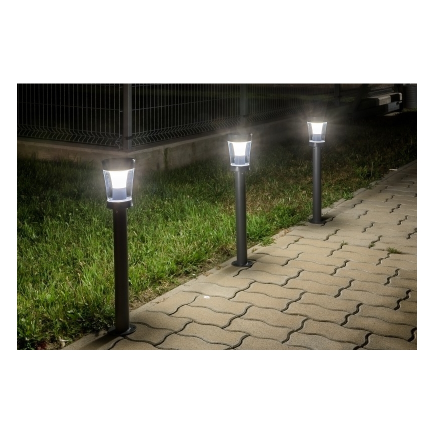 Rabalux - Lâmpada Solar LED LED/3W/3,7V IP65 antracite 2000 mAh