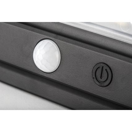 Rabalux - Iluminação solar de parede LED com sensor LED/7W/3,7V IP54 preto