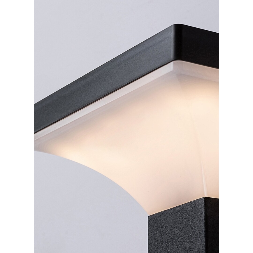 Rabalux - Iluminação solar de parede LED com sensor LED/4W/230V IP44 preto
