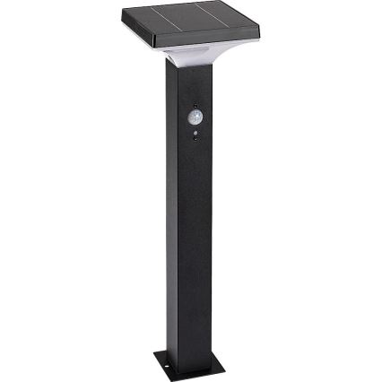 Rabalux - Candeeiro solar LED com sensor LED/4W/3,7V IP44 preto
