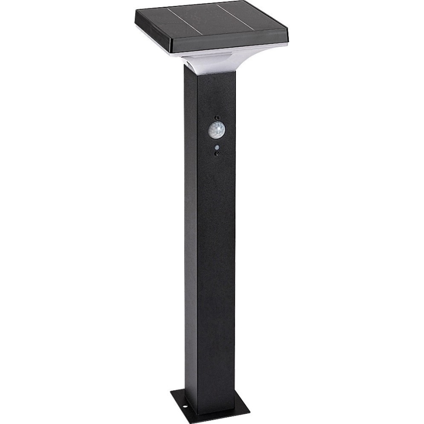 Rabalux - Candeeiro solar LED com sensor LED/4W/3,7V IP44 preto