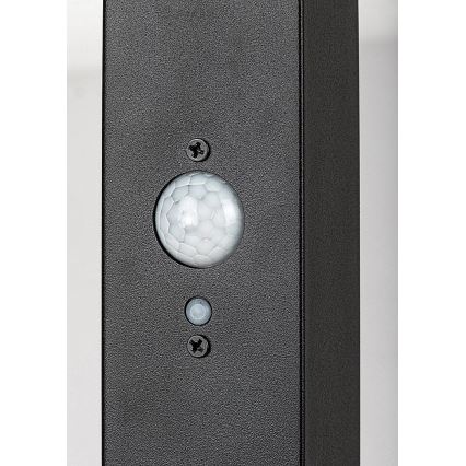 Rabalux - Candeeiro solar LED com sensor LED/4W/3,7V IP44 preto