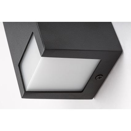 Rabalux - Iluminação de parede exterior 1xGU10/7W/230V IP44 preto