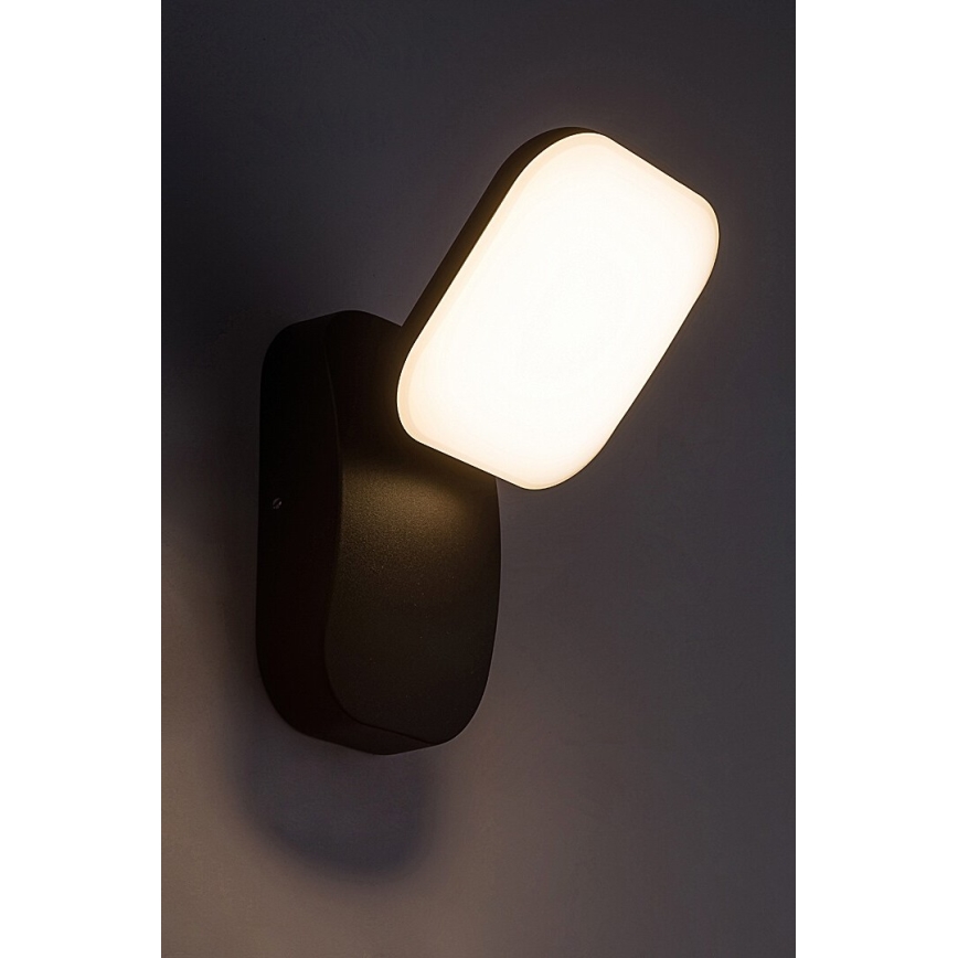 Rabalux - LED Exterior wall flexible iluminação LED/12W/230V IP44 preto