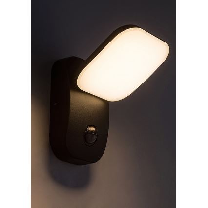 Rabalux - Iluminação LED de parede exterior flexível com sensor LED/12W/230V IP44