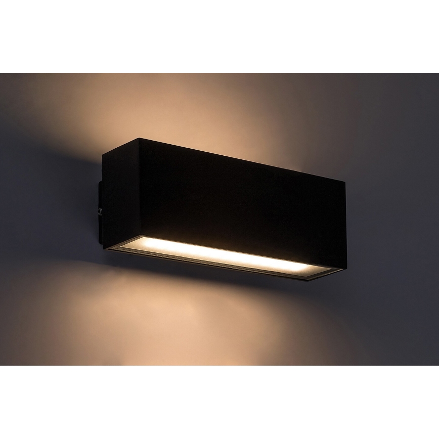 Rabalux - Iluminação de parede exterior LED LED/10W/230V IP54 preto
