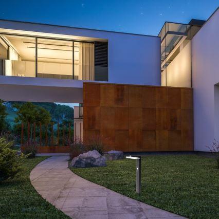 Rabalux - Candeeiro de exterior solar regulável com sensor LED/4,4W/3,7V IP54 antracite