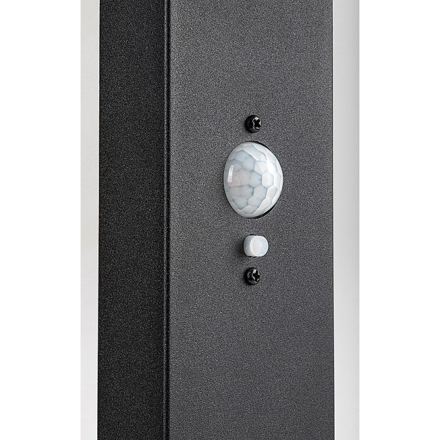 Rabalux - Candeeiro de exterior solar regulável com sensor LED/4,4W/3,7V IP54 antracite