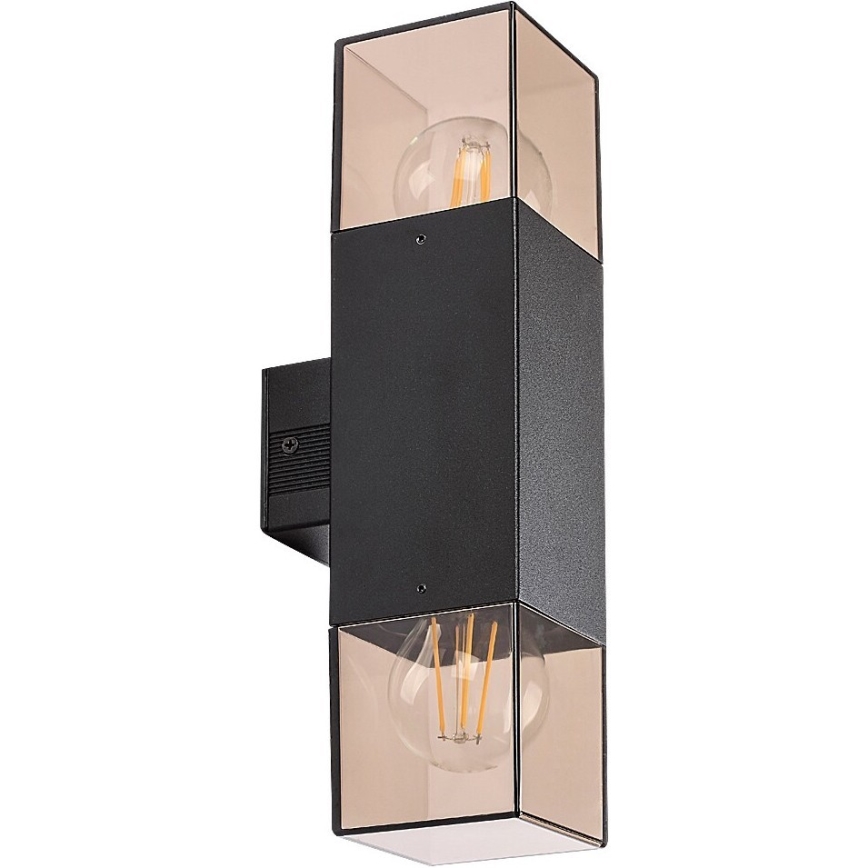 Rabalux - Iluminação de parede exterior 2xE27/60W/230V IP54 preto