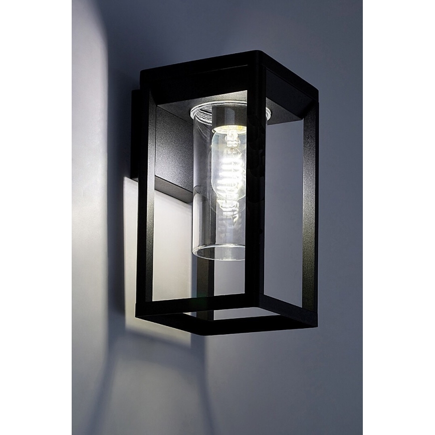 Rabalux - Iluminação de parede exterior 1xE27/15W/230V IP54 preto