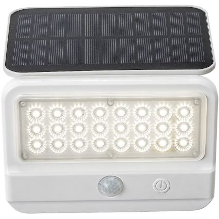 Rabalux - Iluminação solar de parede LED com sensor LED/7W/3,7V IP54 branco