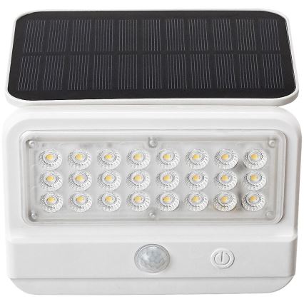 Rabalux - Iluminação solar de parede LED com sensor LED/7W/3,7V IP54 branco