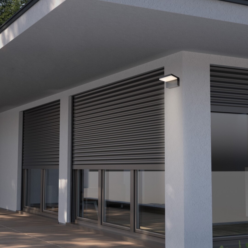 Rabalux - Iluminação de parede exterior LED LED/10W/230V IP54 preto