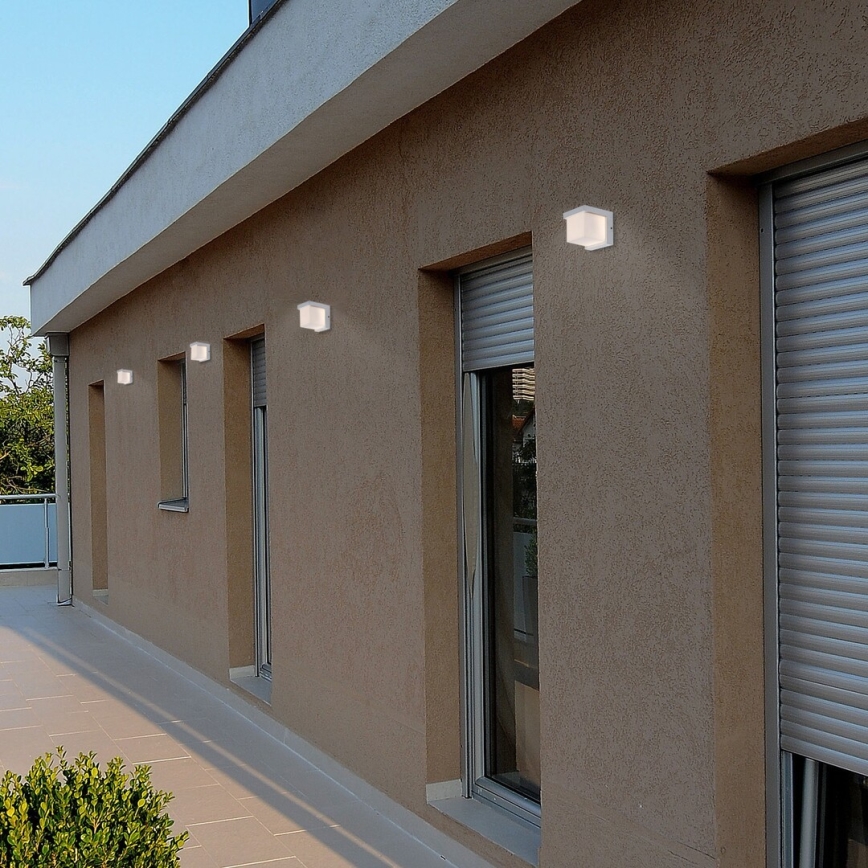 Rabalux - Iluminação de parede exterior LED LED/10W/230V IP54 branco