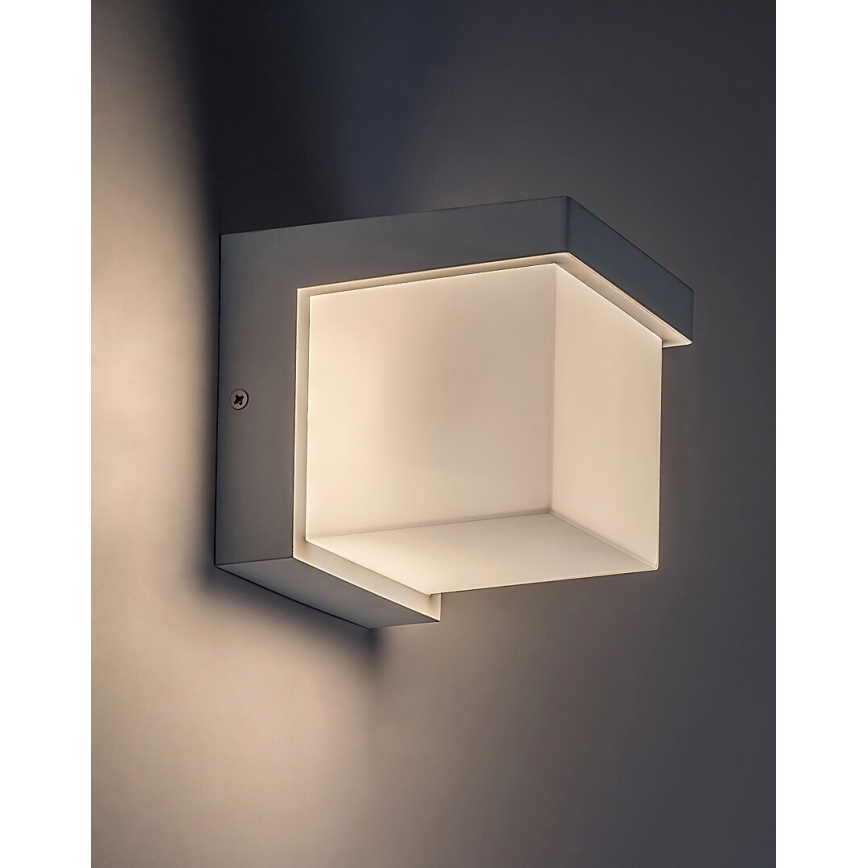 Rabalux - Iluminação de parede exterior LED LED/10W/230V IP54 branco