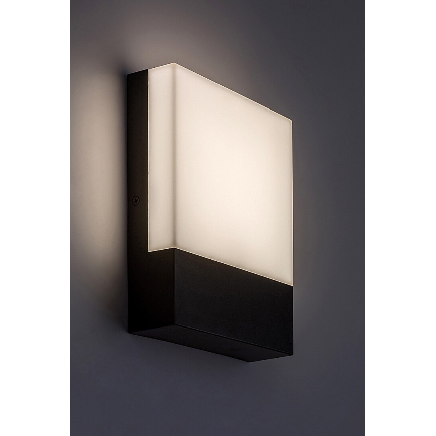 Rabalux - Iluminação de parede exterior LED LED/10W/230V IP44 preto