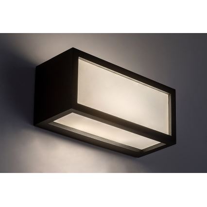 Rabalux - Iluminação de parede exterior LED LED/10W/230V IP54 preto