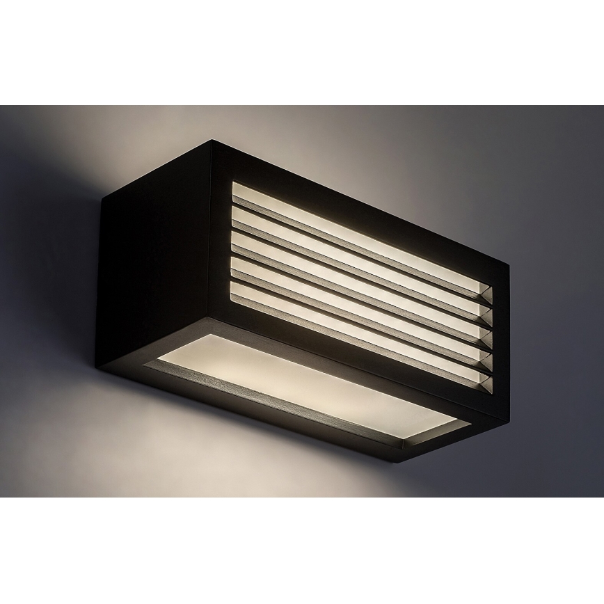 Rabalux - Iluminação de parede exterior LED LED/10W/230V IP54 preto