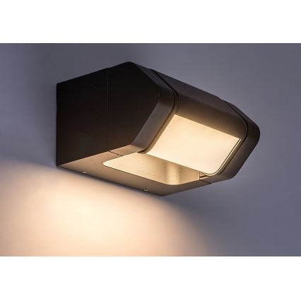 Rabalux -  Iluminação de parede exterior LED/8W/230V IP54 antracite