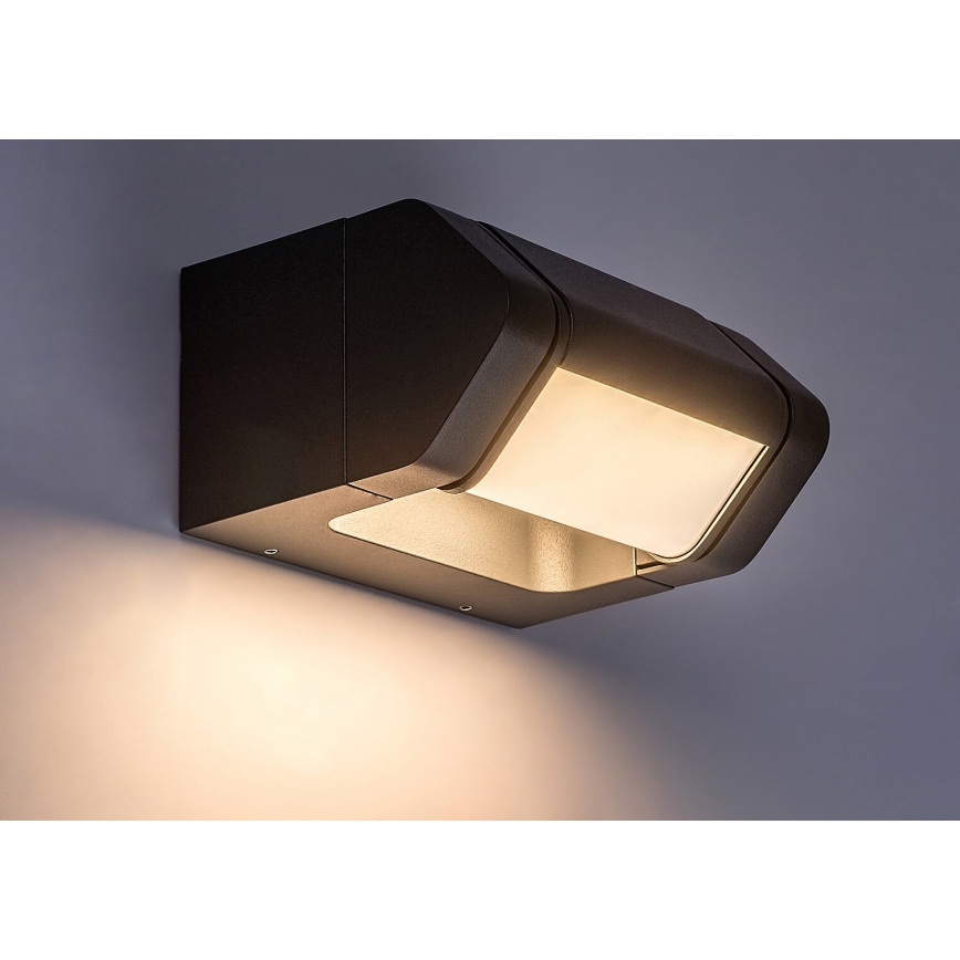Rabalux -  Iluminação de parede exterior LED/8W/230V IP54 antracite