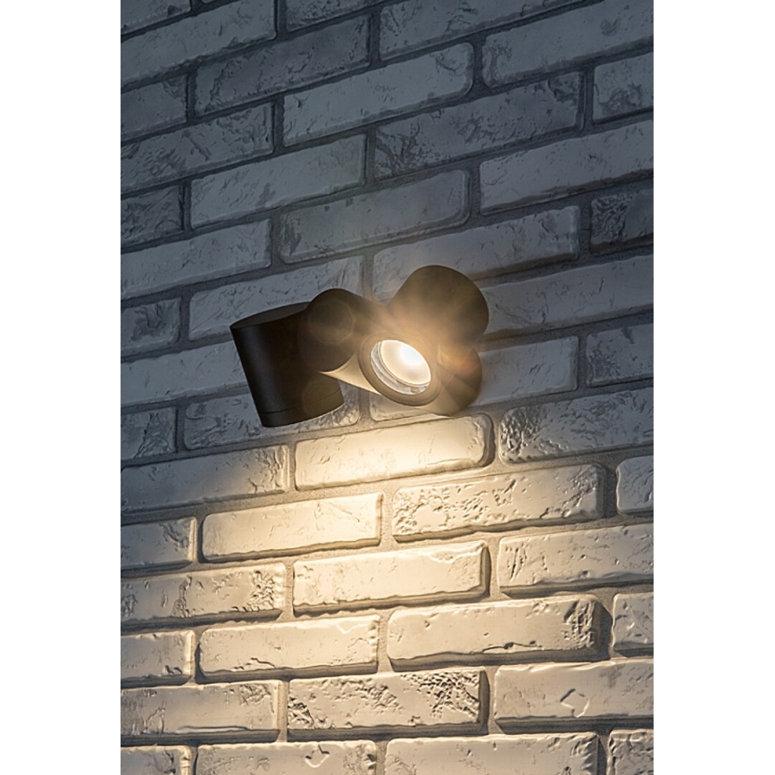 Rabalux - Iluminação de parede exterior 2xGU10/35W/230V IP44