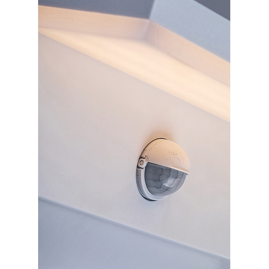 Rabalux - Iluminação de parede LED exterior com sensor LED/9W/230V 2700/4000/6500K IP54 branco