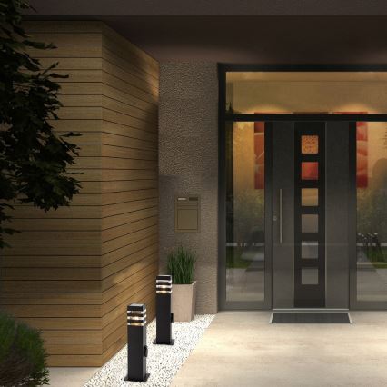 Rabalux - Candeeiro exterior com tomada 1xE27/12W/230V IP44