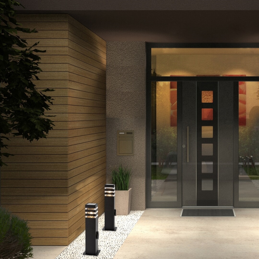 Rabalux - Candeeiro exterior com tomada 1xE27/12W/230V IP44
