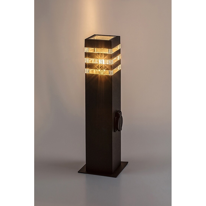 Rabalux - Candeeiro exterior com tomada 1xE27/12W/230V IP44