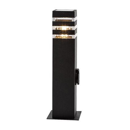 Rabalux - Candeeiro exterior com tomada 1xE27/12W/230V IP44