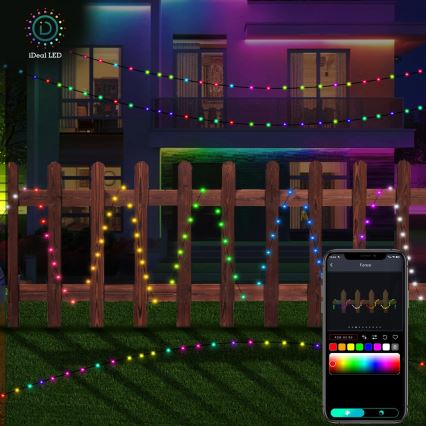 Rabalux - Tira LED RGB LED/3,2W/5V 10m IP44 Wi-Fi + comando