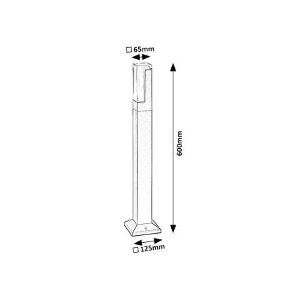 Rabalux - Candeeiro exterior LED LED/7W/230V IP54