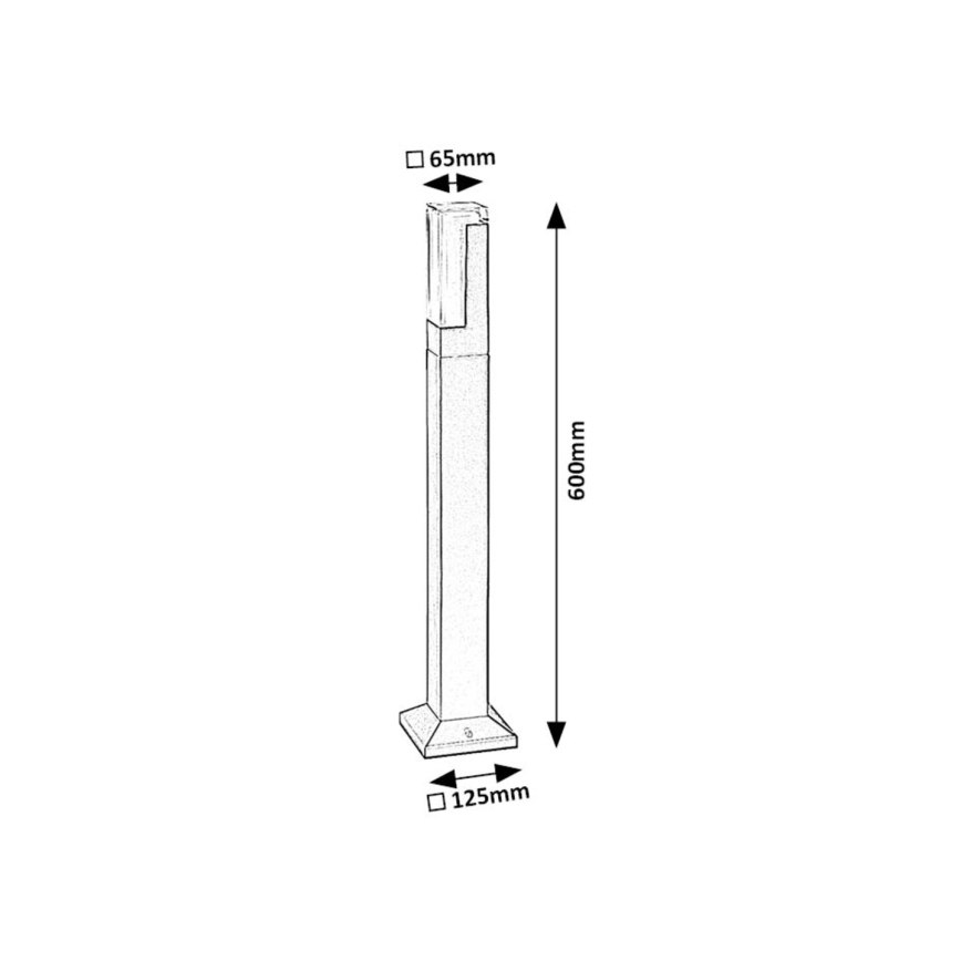 Rabalux - Candeeiro exterior LED LED/7W/230V IP54