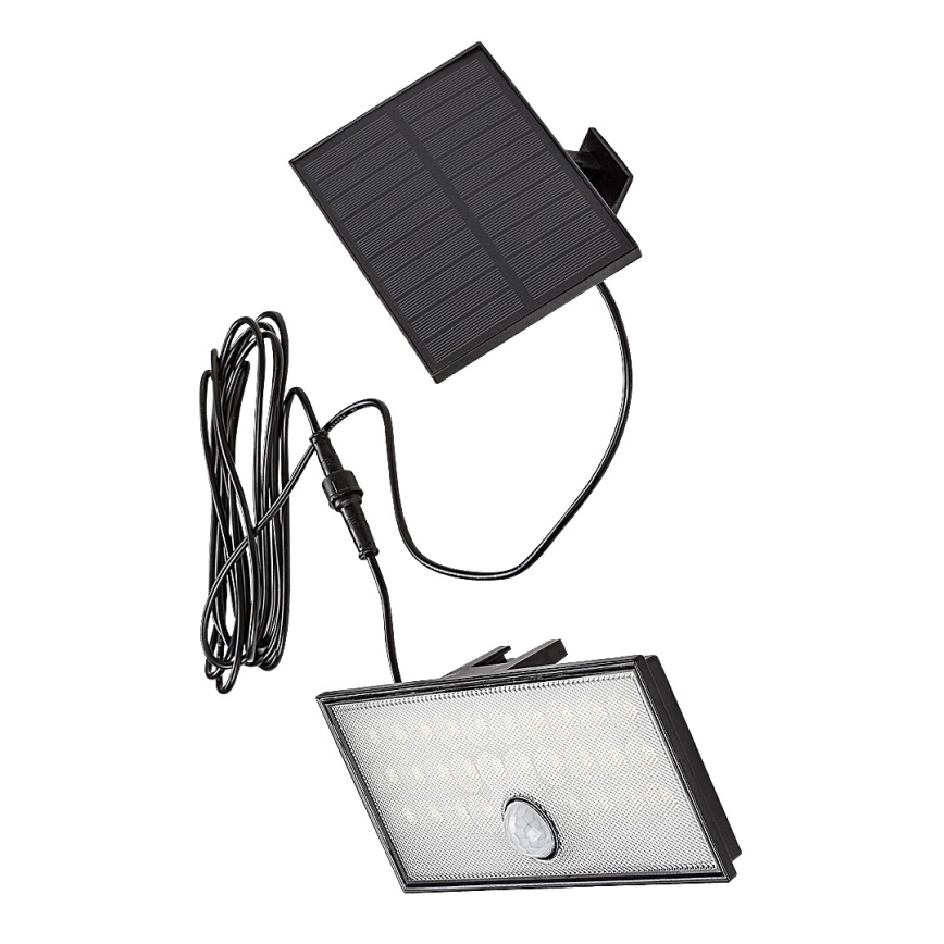 Rabalux - Holofote solar LED com sensor LED/8W/3,7V 1800mAh IP65 + comando