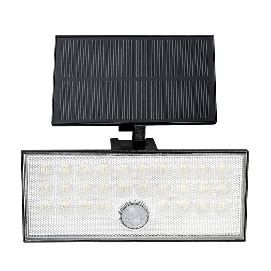 Rabalux - Holofote solar LED com sensor LED/8W/3,7V 1800mAh IP65 + comando