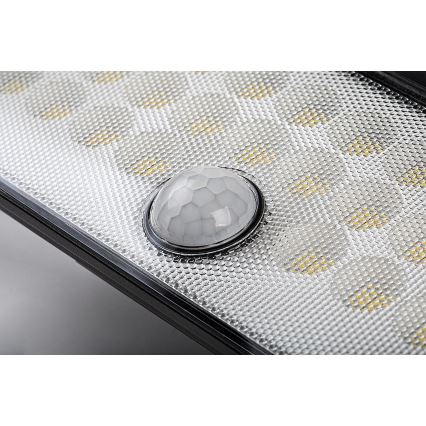 Rabalux - Holofote solar LED com sensor LED/8W/3,7V 1800mAh IP65 + comando