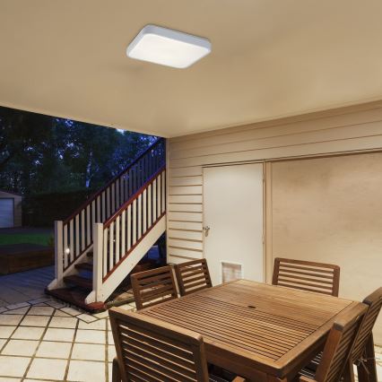 Rabalux - Iluminação de teto para casa de banho LED com sensor LED/18W/230V 4000K IP44