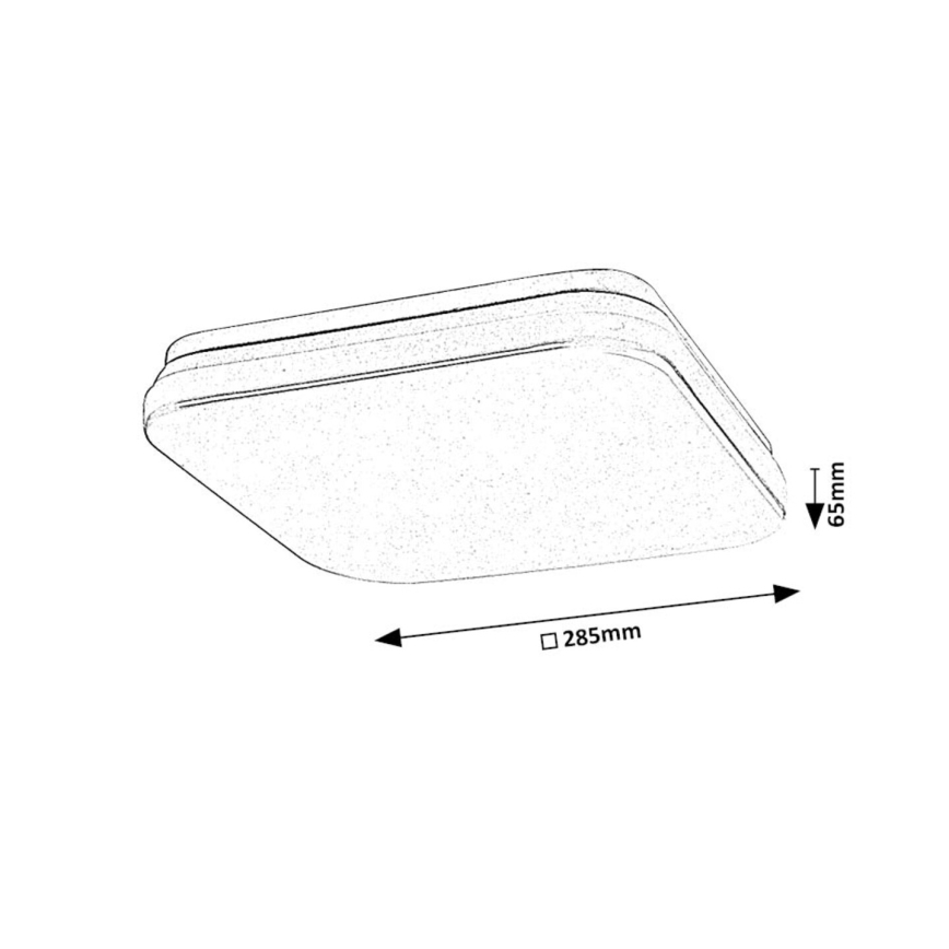 Rabalux - Iluminação de teto para casa de banho LED com sensor LED/18W/230V 4000K IP44