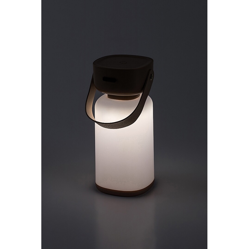 Rabalux - Candeeiro de mesa tátil LED para exterior com regulação LED/3W/5V IP44 castanho