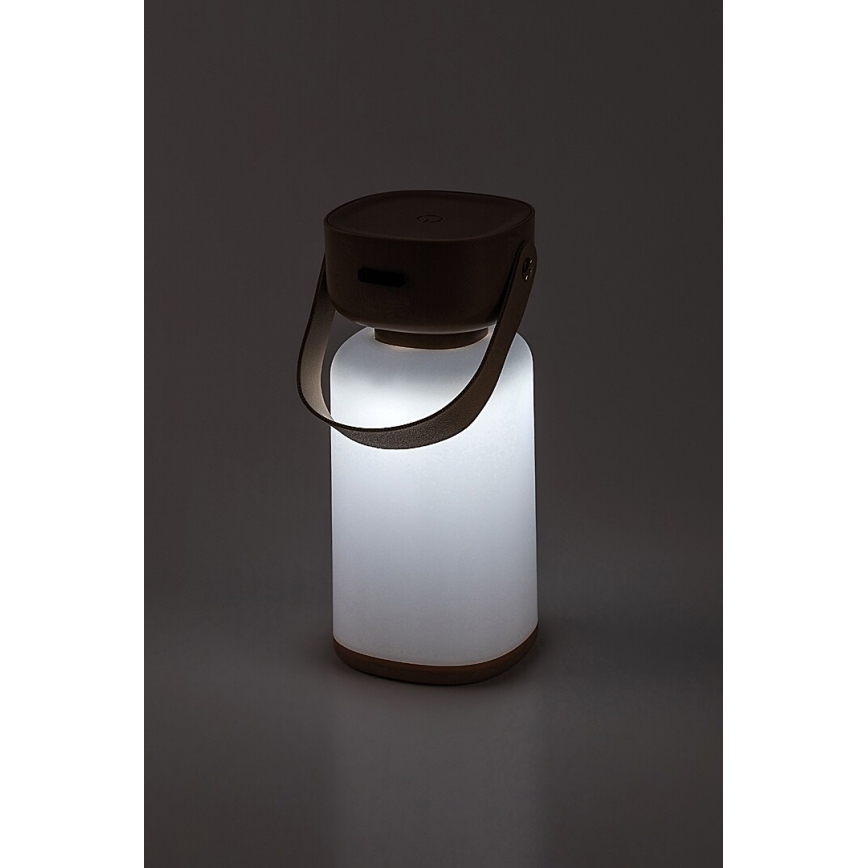 Rabalux - Candeeiro de mesa tátil LED para exterior com regulação LED/3W/5V IP44 castanho