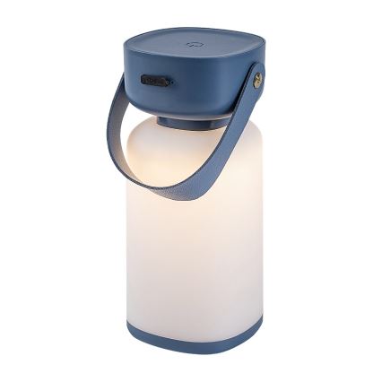 Rabalux - Candeeiro de mesa tátil LED para exterior com regulação LED/3W/5V IP44 azul