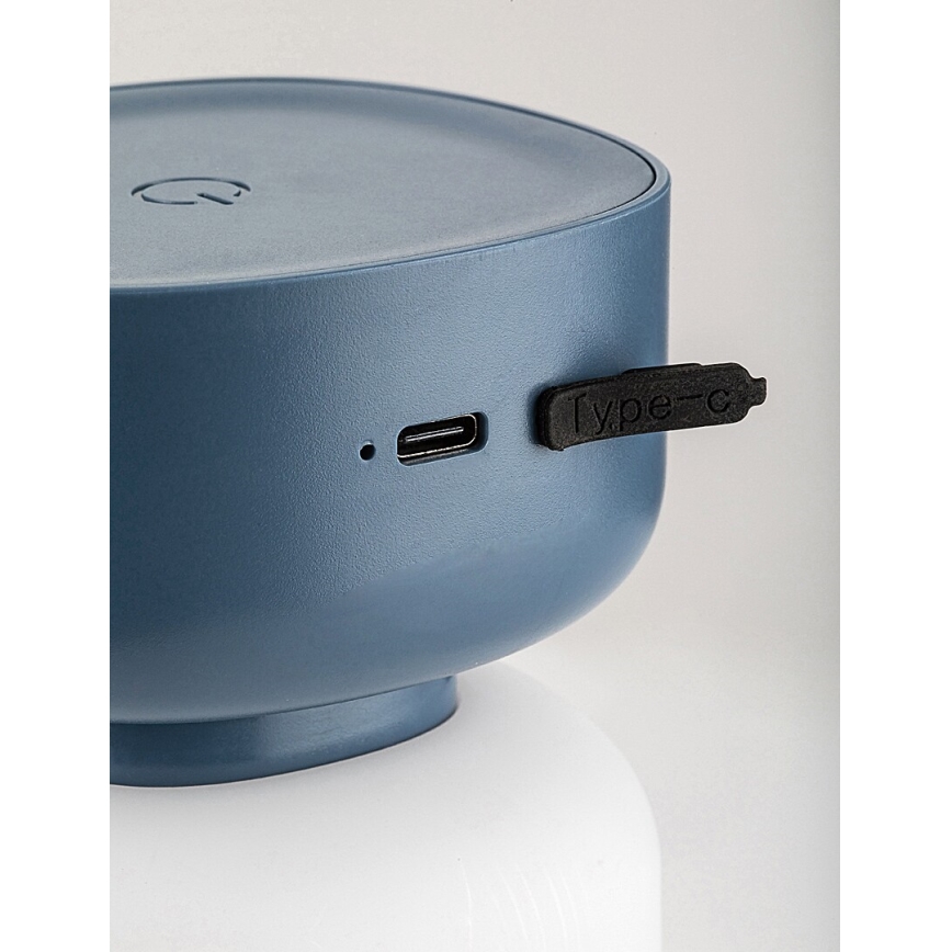 Rabalux - Candeeiro de mesa tátil LED para exterior com regulação LED/3W/5V IP44 azul