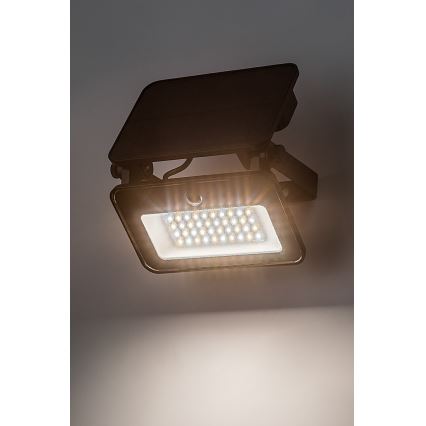 Rabalux - Holofote solar LED com sensor LED/6W/3,7V 3000/4000/6500K IP65