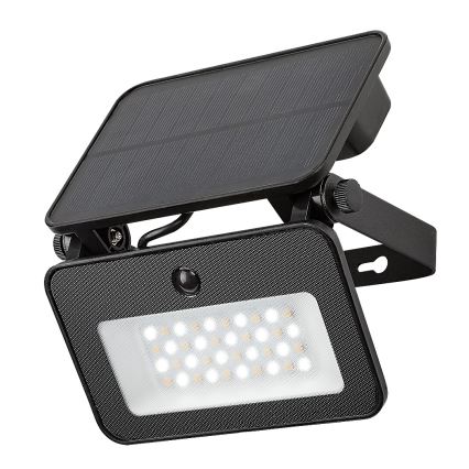 Rabalux - Holofote solar LED com sensor LED/6W/3,7V 3000/4000/6500K IP65