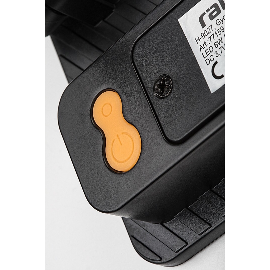 Rabalux - Holofote solar LED com sensor LED/6W/3,7V 3000/4000/6500K IP65